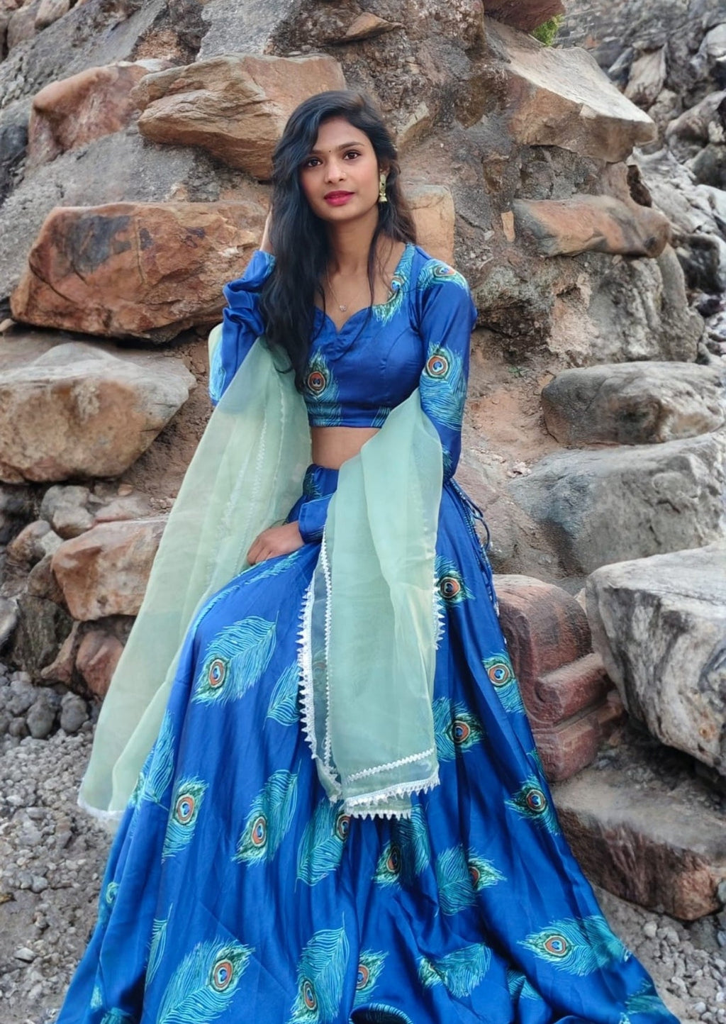 Mayuri Royale Satin Lehenga Set