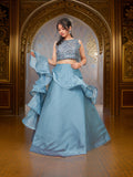 Sequin & Cut Dana Lehenga Choli Set
