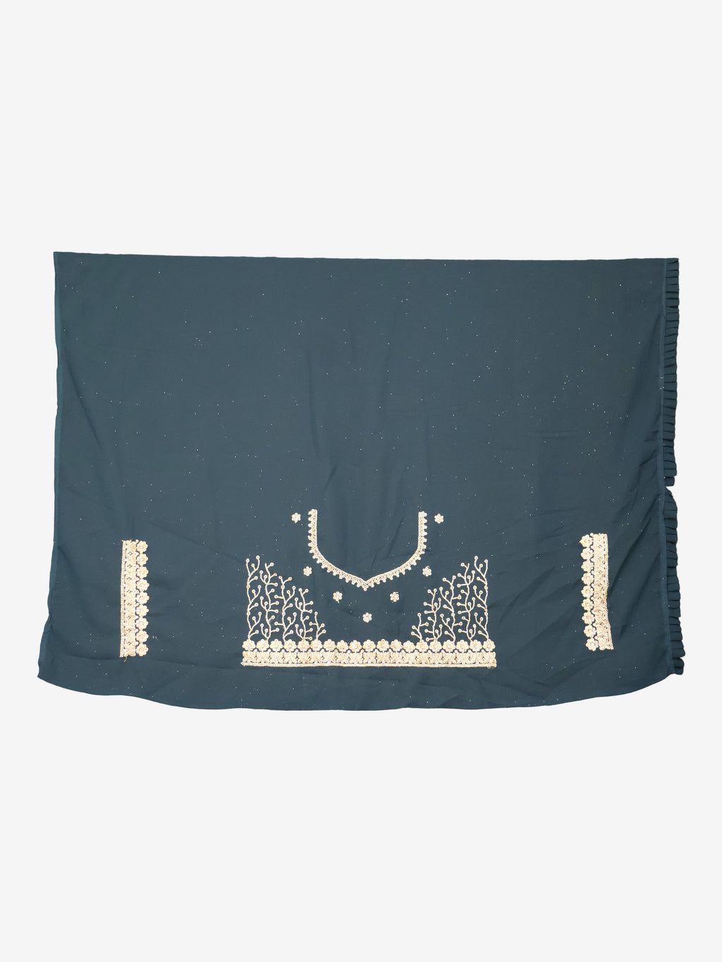 Designer Saree with Stone & Heavy Zari Work Embroidery Work by Shreekama