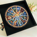 NNEDSZ 500 Piece Zodiac Circle Jigsaw Puzzle - Colorful Astrology Sun and Moon Jigsaw Puzzle for Adults and Kids
