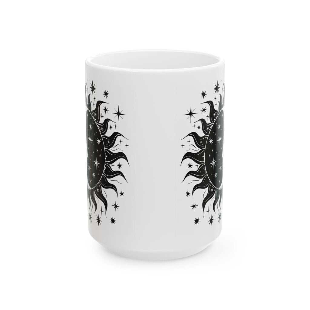Sun and Moon Ceramic Coffee Mug | Celestial Astrology Gift